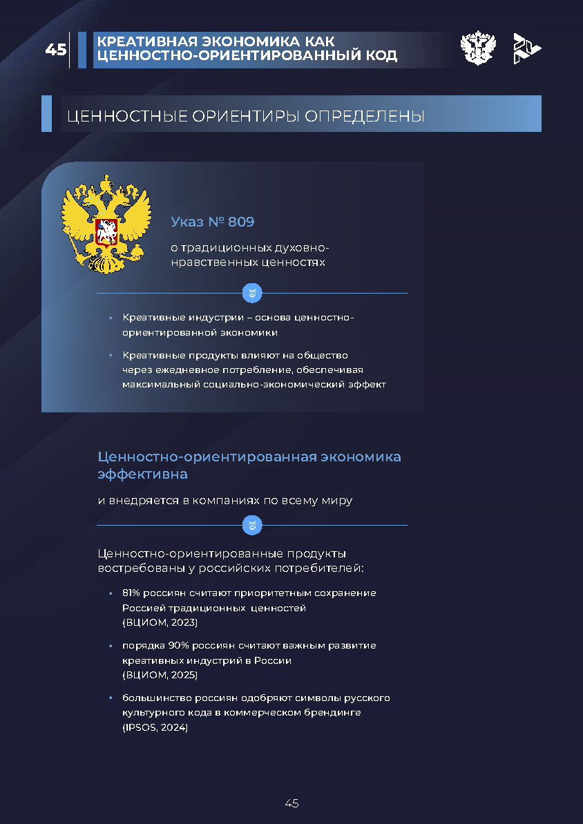 Отчет «Креативная экономика» (КБС)