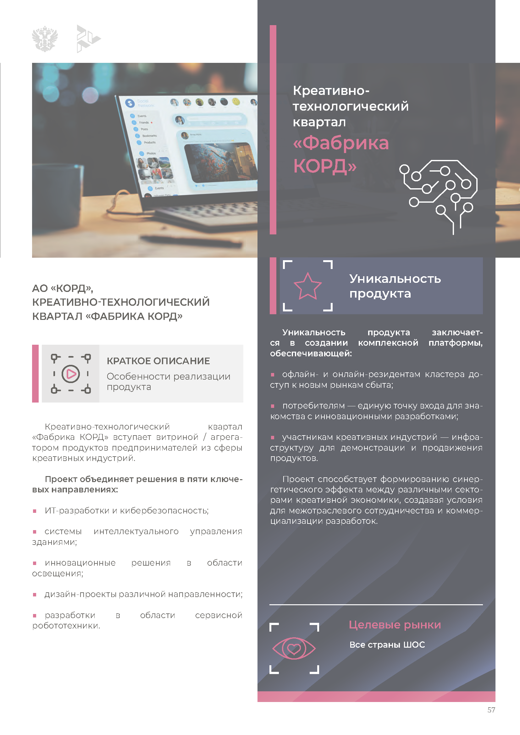 Экспортный сборник «Креативные индустрии»