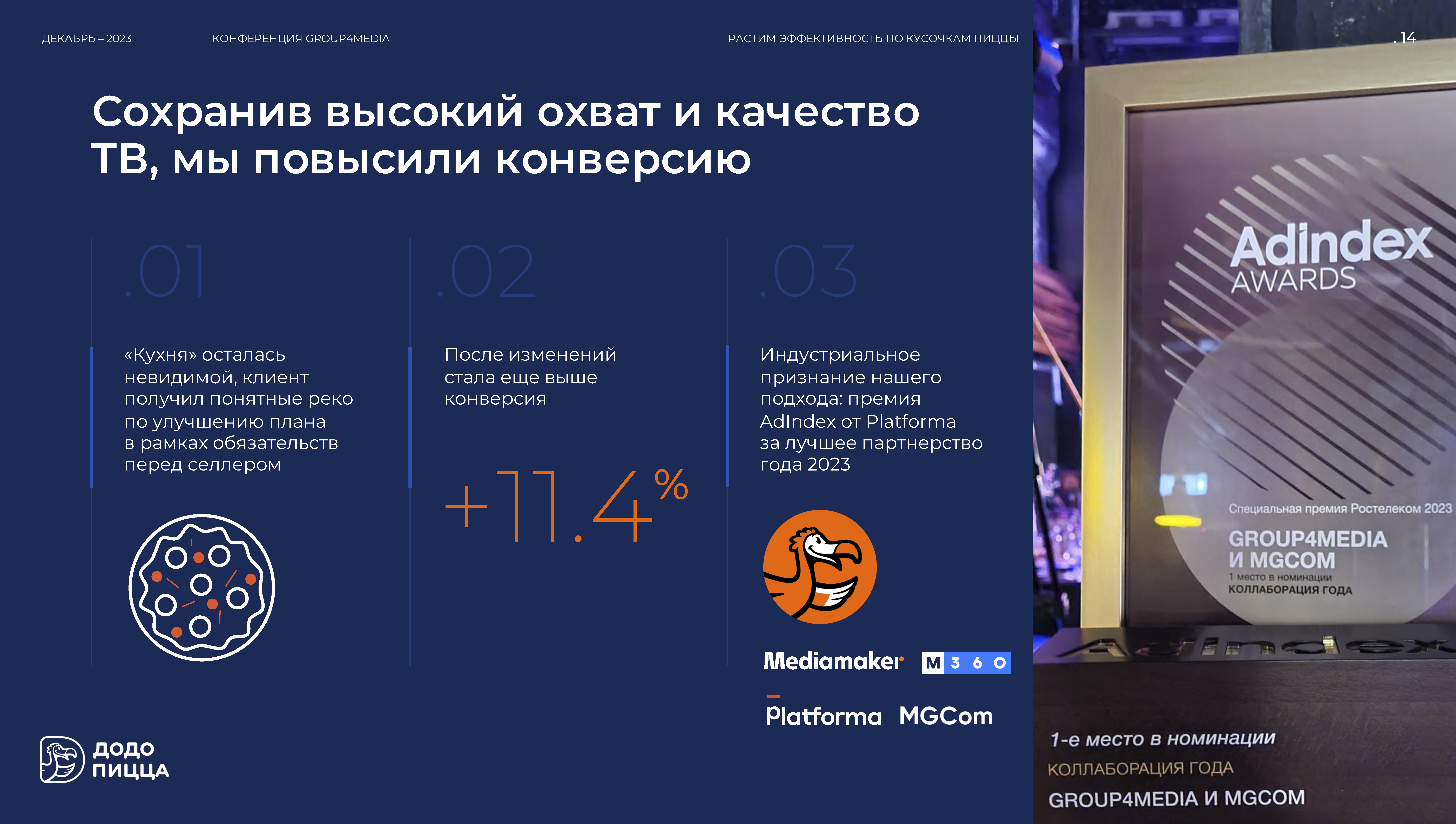 Отчет «Растим эффективность по кусочкам пиццы»