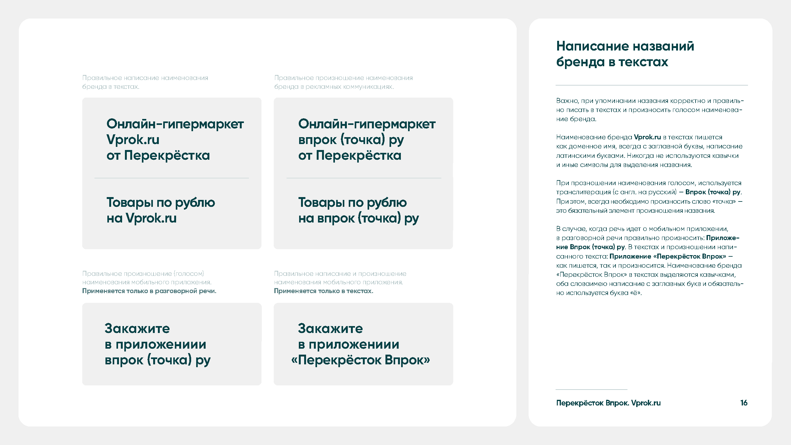 Корпоративное руководство бренда Vprok.ru