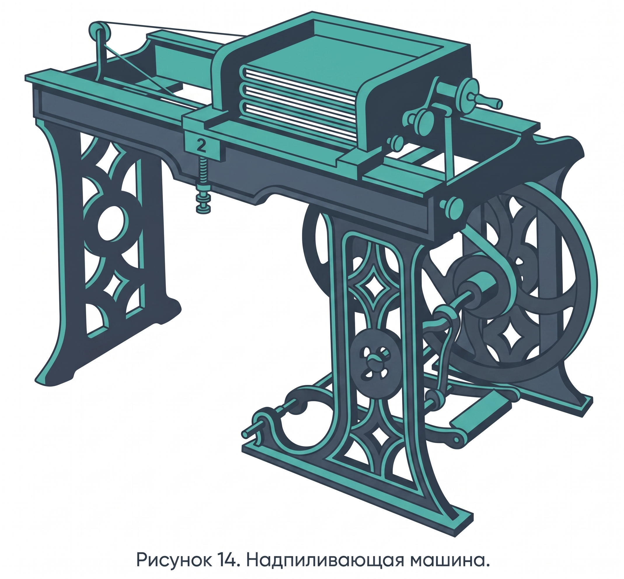 Надпиливающая машина