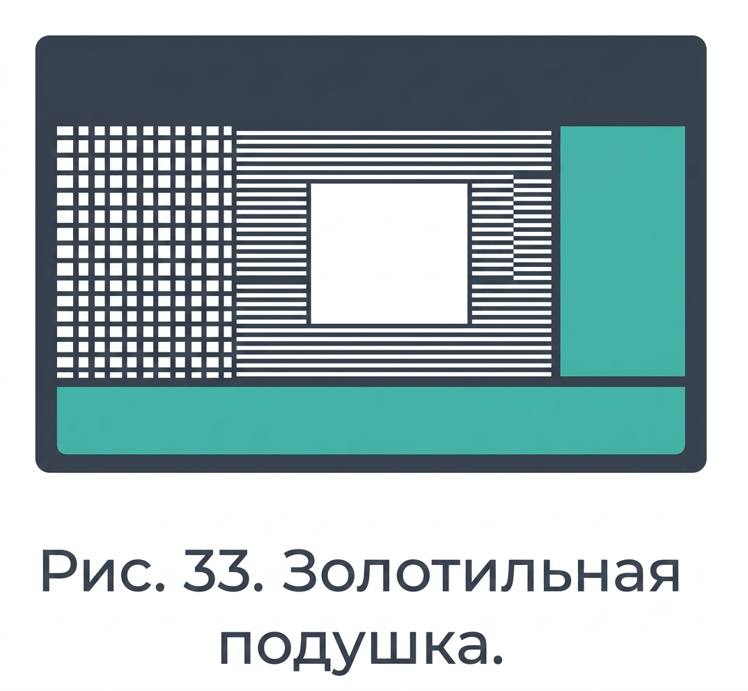 Золотильная подушка
