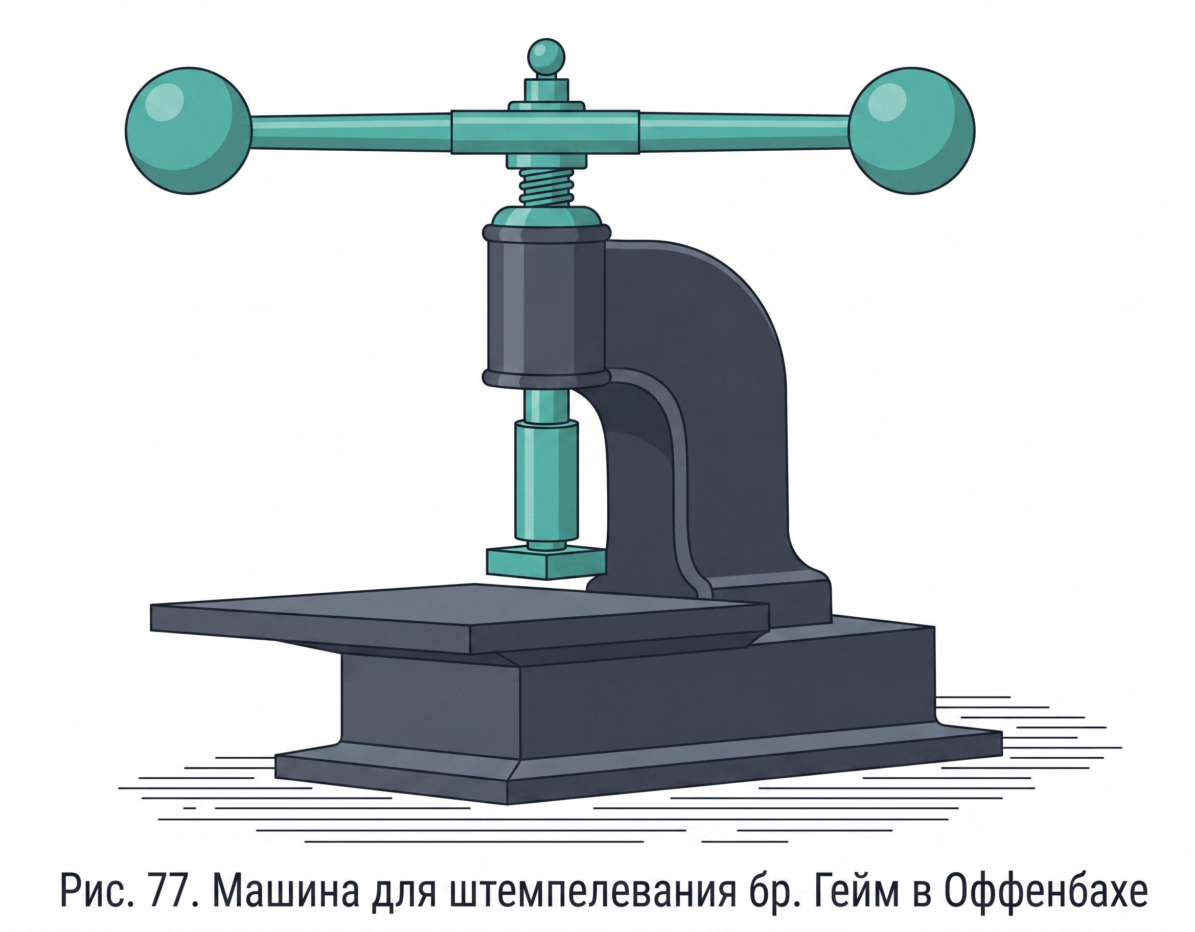 Машина для штемпелевания и для монограмм