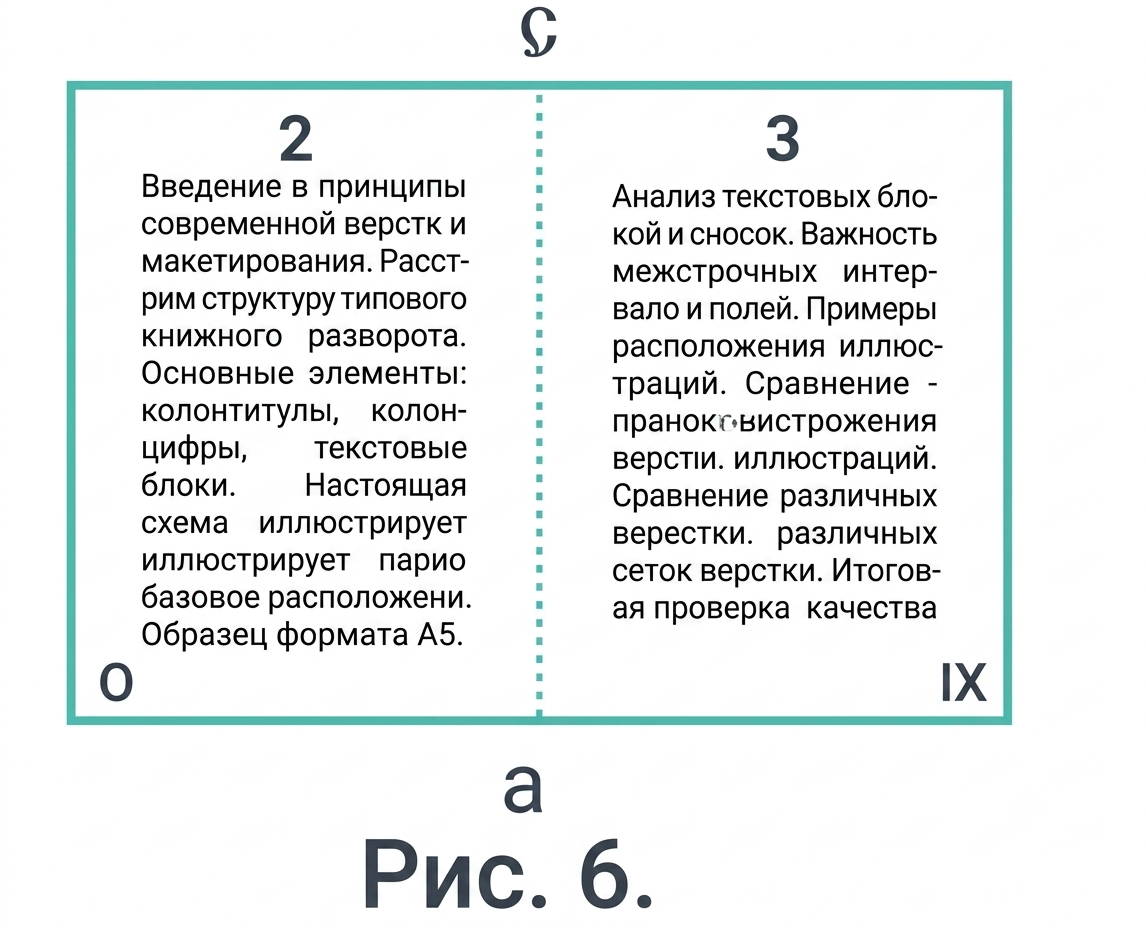 Фальцовка в пол-лист (сгиб)