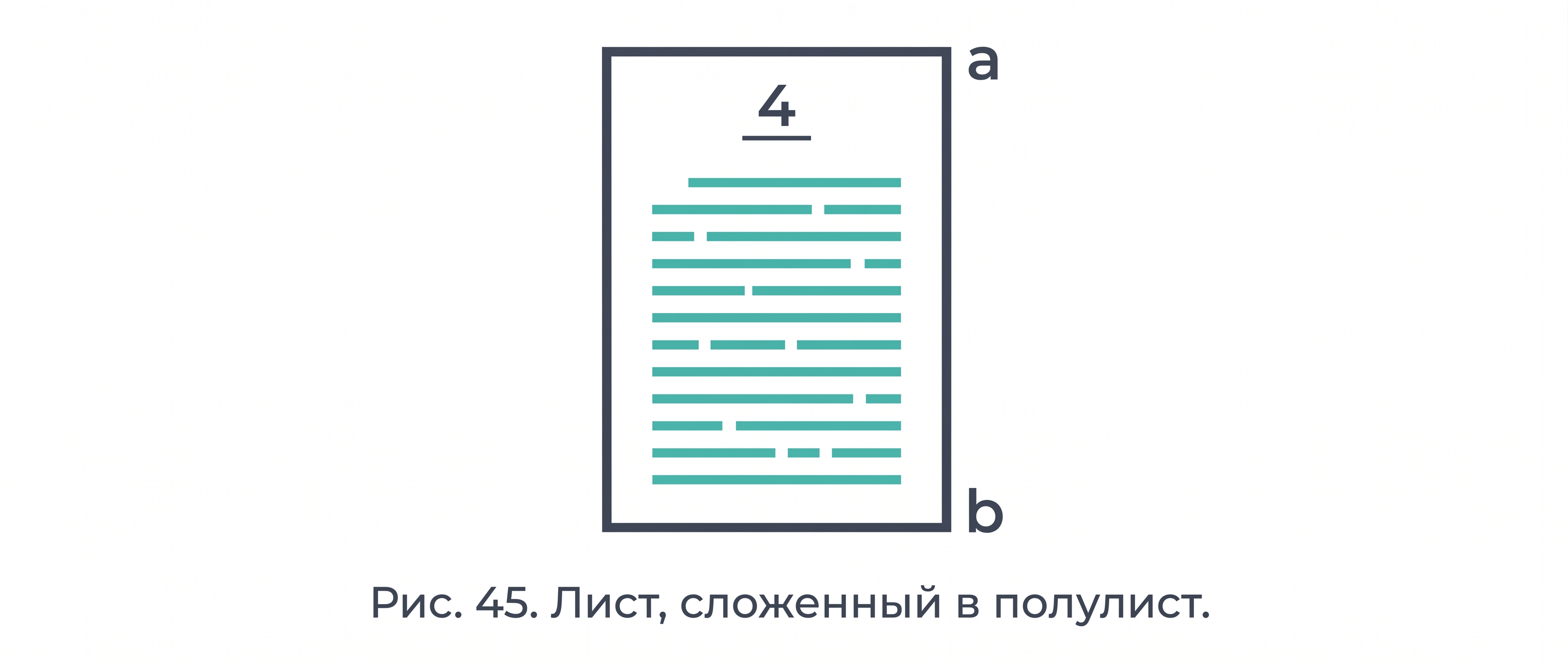Складывание в полулист 2