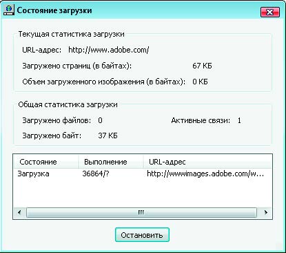 Рис. 1.141. Диалоговое окно Состояние загрузки