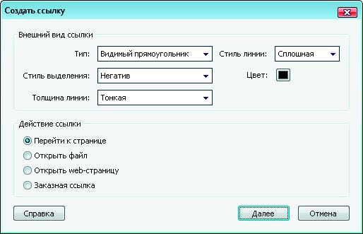 Рис. 5.14. Диалоговое окно Создать ссылку